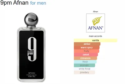 9pm 3.4 oz 100 ml EDP by Afnan