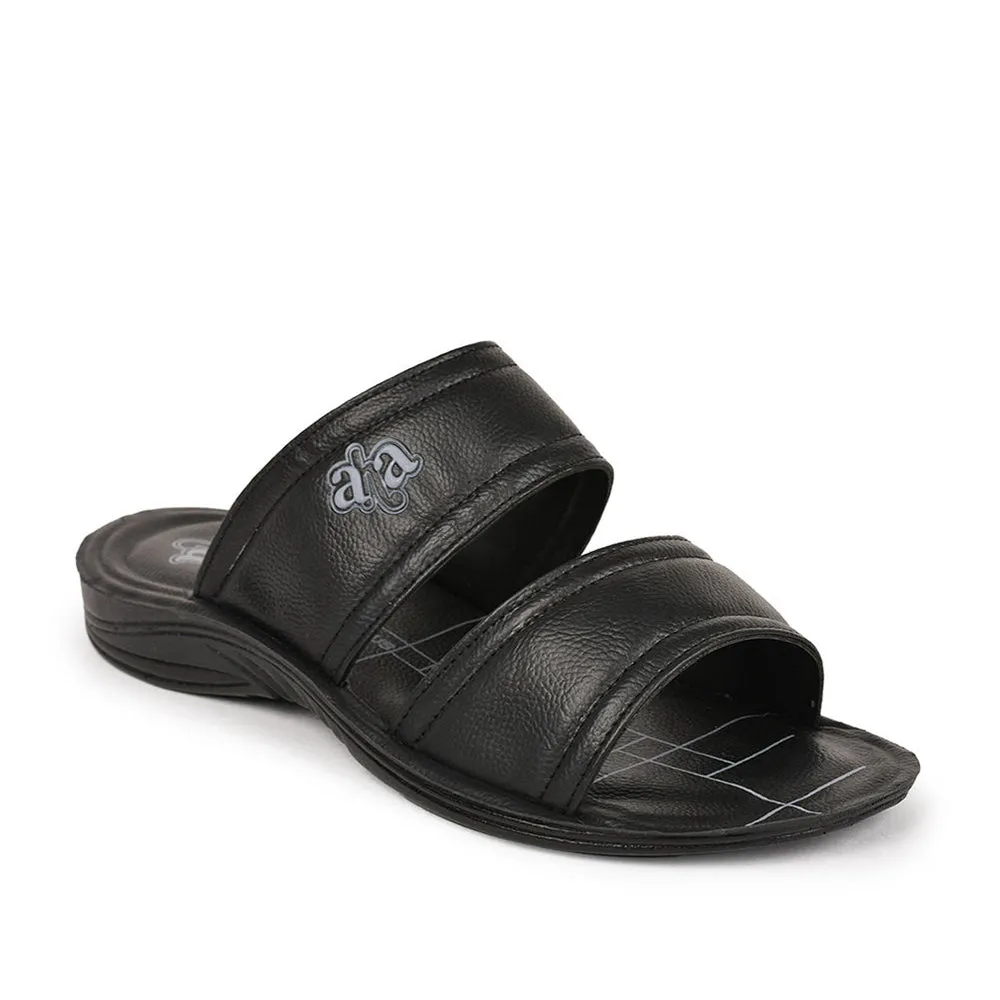 Casual Black Mens Slipper by Liberty GHD-50 - A-HA: Comfort and Style