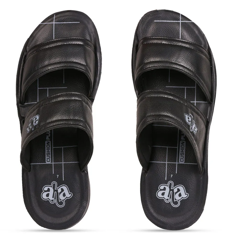 Casual Black Mens Slipper by Liberty GHD-50 - A-HA: Comfort and Style