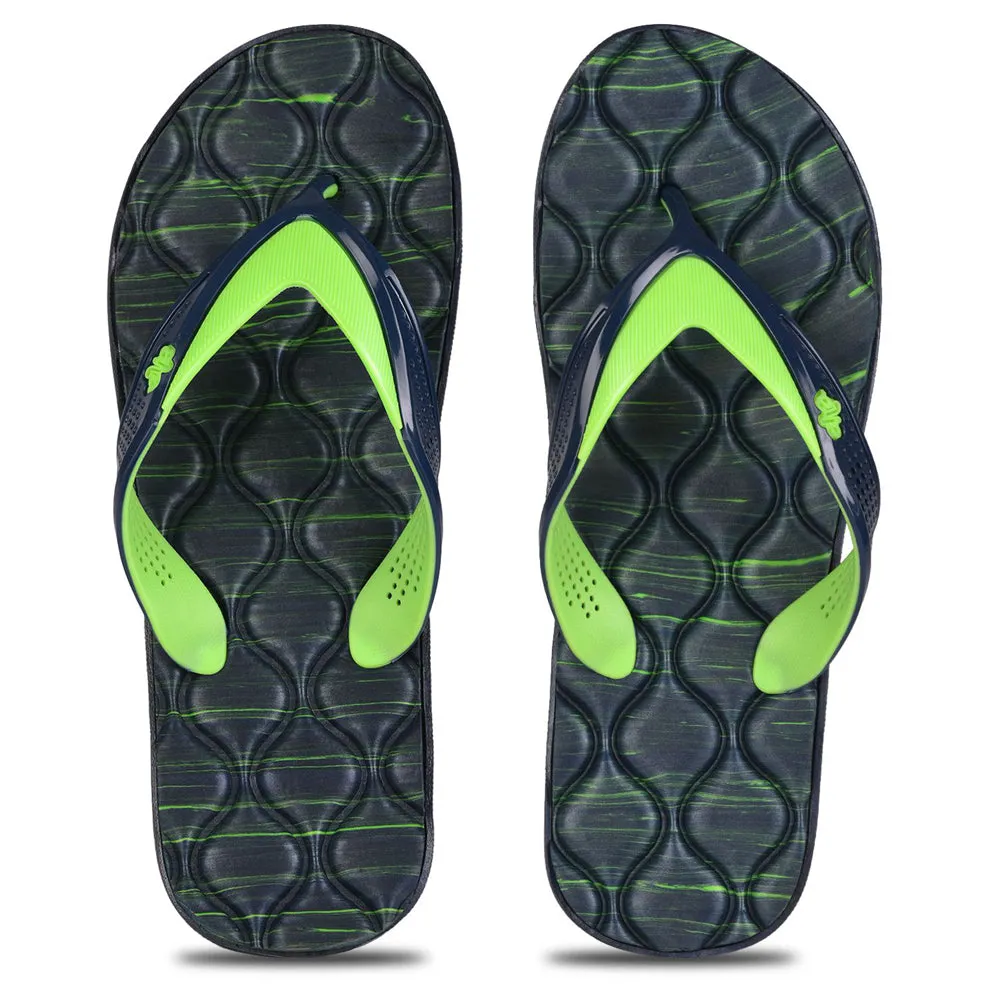 A-HA Casual Green Flip Flop For Men HUNK-R6 By Liberty