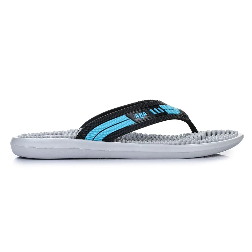 A-HA Casual Grey Flip Flop For Men ACCUPLUS-1 By Liberty