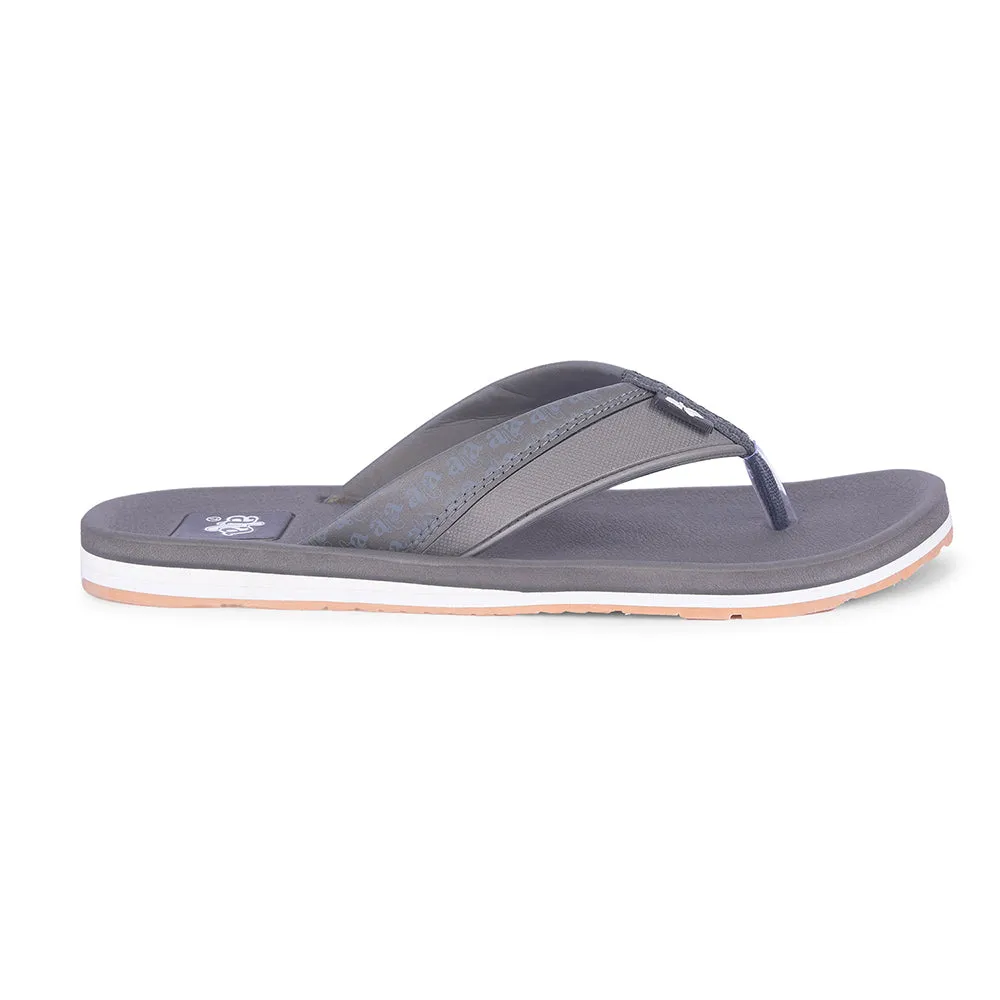 A-HA Casual Grey Flip Flops For Men ANCO-03 By Liberty