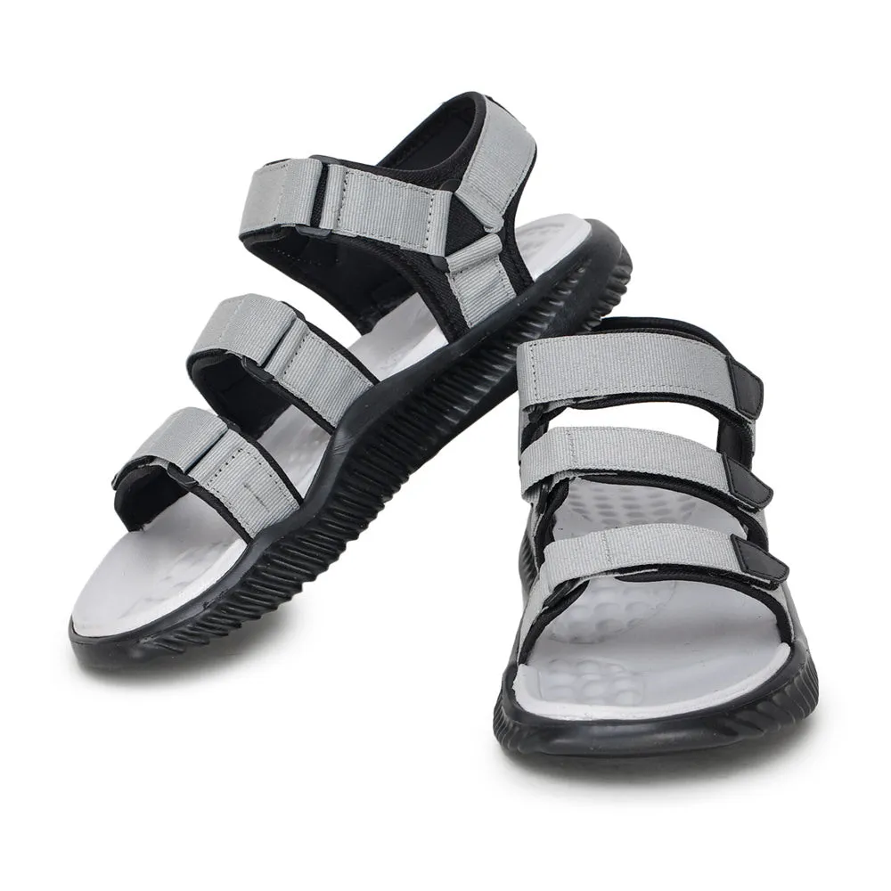 A-HA Casual Grey Sandals For Men STAMINA-4 By Liberty