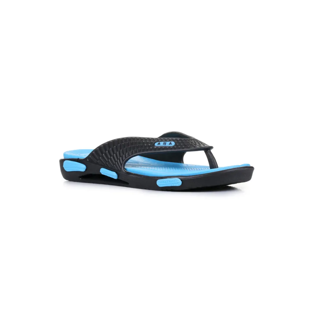 A-HA Casual Sky Blue Flip-Flops For Men SHOKER-M By Liberty