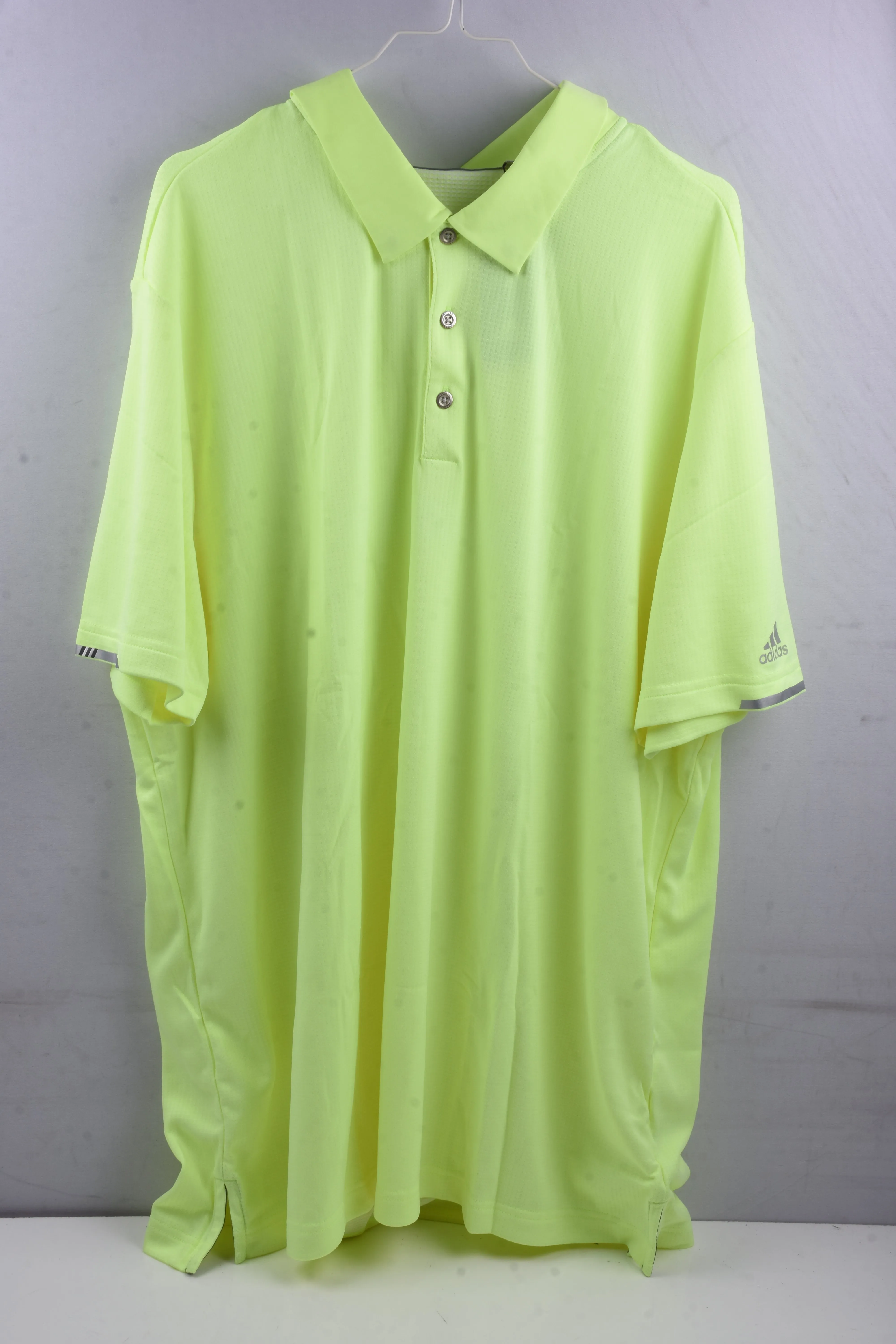 Adidas Clima Chill Polo Shirt / Yellow / Small