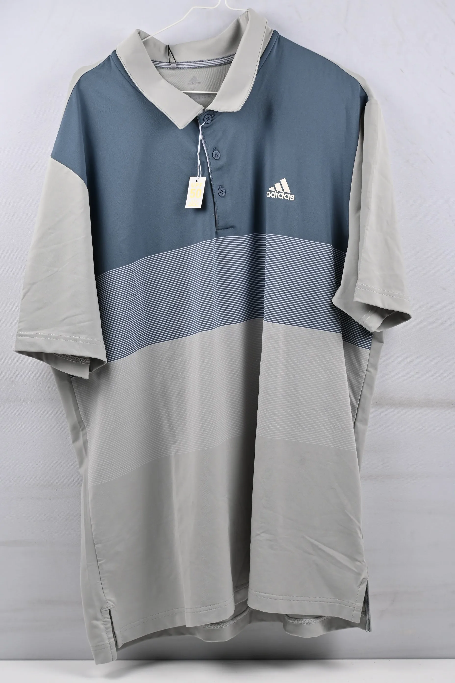 Adidas Mens Ultimate 365 Gradient Polo Shirt / Grey / Small