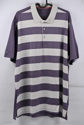 Adidas Mens Ultimate 365 Rugby Polo Shirt / Purple/Grey / Large