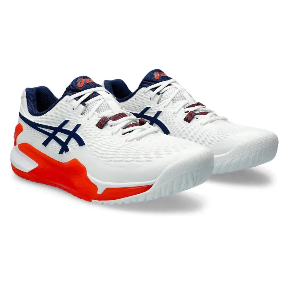 ASICS GEL-RESOLUTION 9 (WHITE & BLUE EXPANSE)