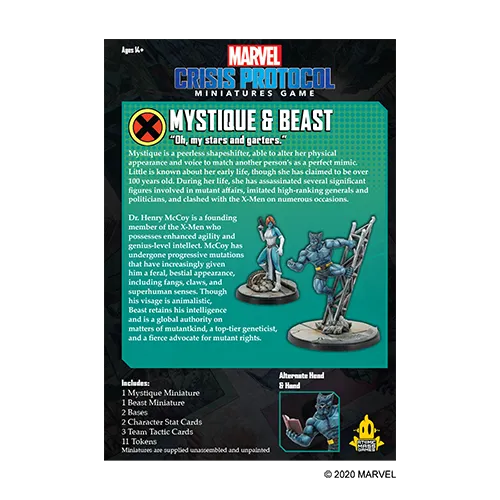 Atomic Mass Games - Marvel Crisis Protocol: Beast and Mystique