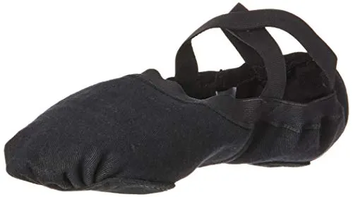 Bloch Men's Dance Synchrony Split Sole Stretch Canvas Ballet Slipper/Shoe, Black, 8 C US