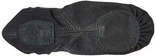 Bloch Men's Dance Synchrony Split Sole Stretch Canvas Ballet Slipper/Shoe, Black, 8 C US