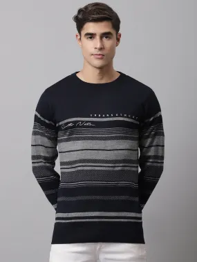 Cantabil  Men Navy Sweater