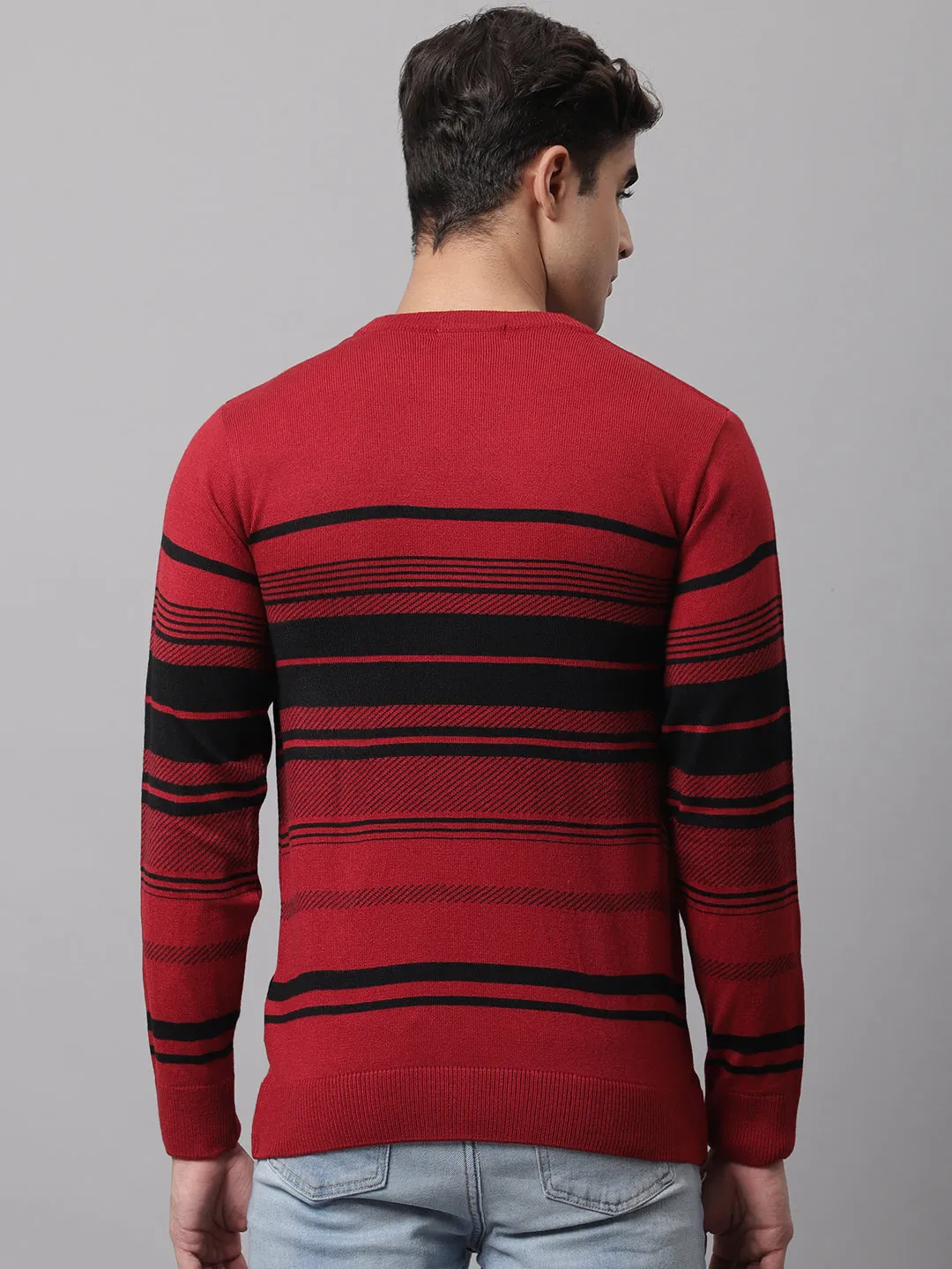 Cantabil  Men Red Sweater