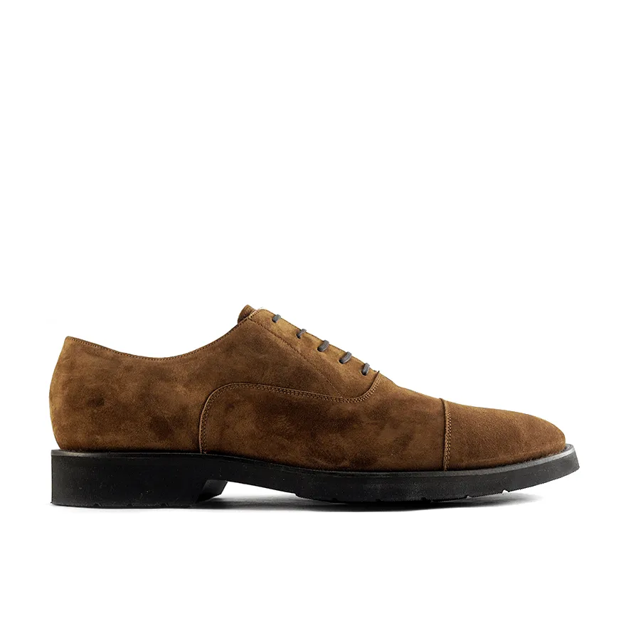 Cap Toe Oxford (rubber Sole) Tabacco