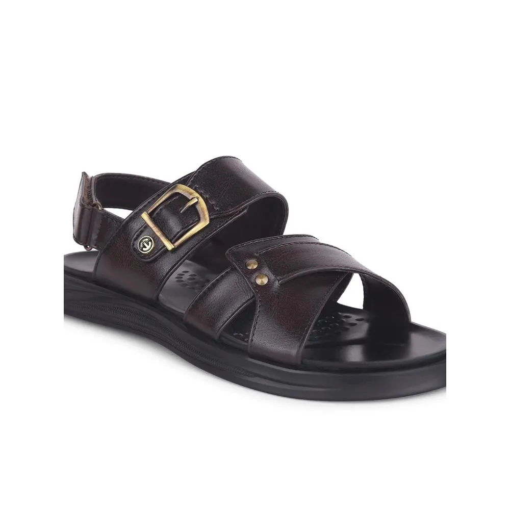 Coolers By Liberty WILFRED-1 Mens Brown Formal Sandal