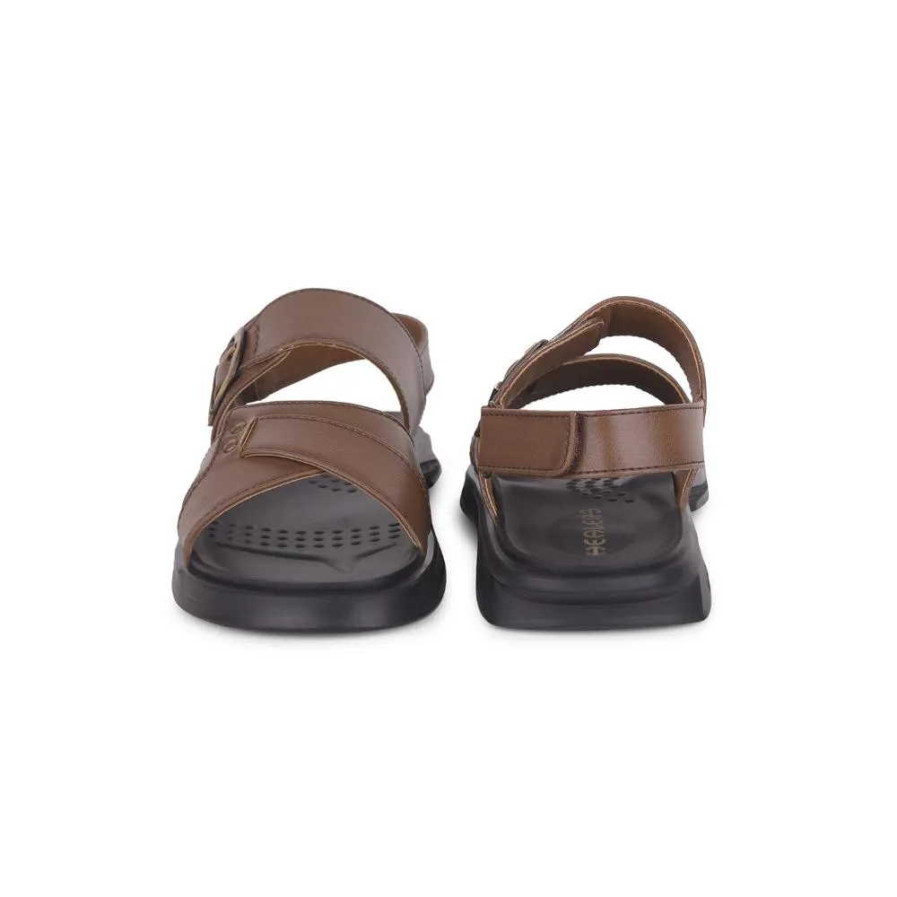 Coolers By Liberty WILFRED-1 Mens Tan Formal Sandal