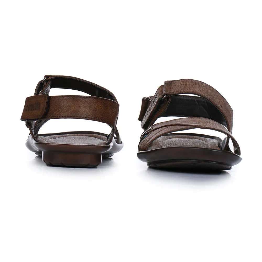 Coolers Formal (Brown) Sandals For Men LAF-202N By Liberty