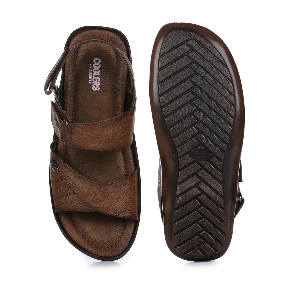 Coolers Formal (Brown) Sandals For Men LAF-202N By Liberty