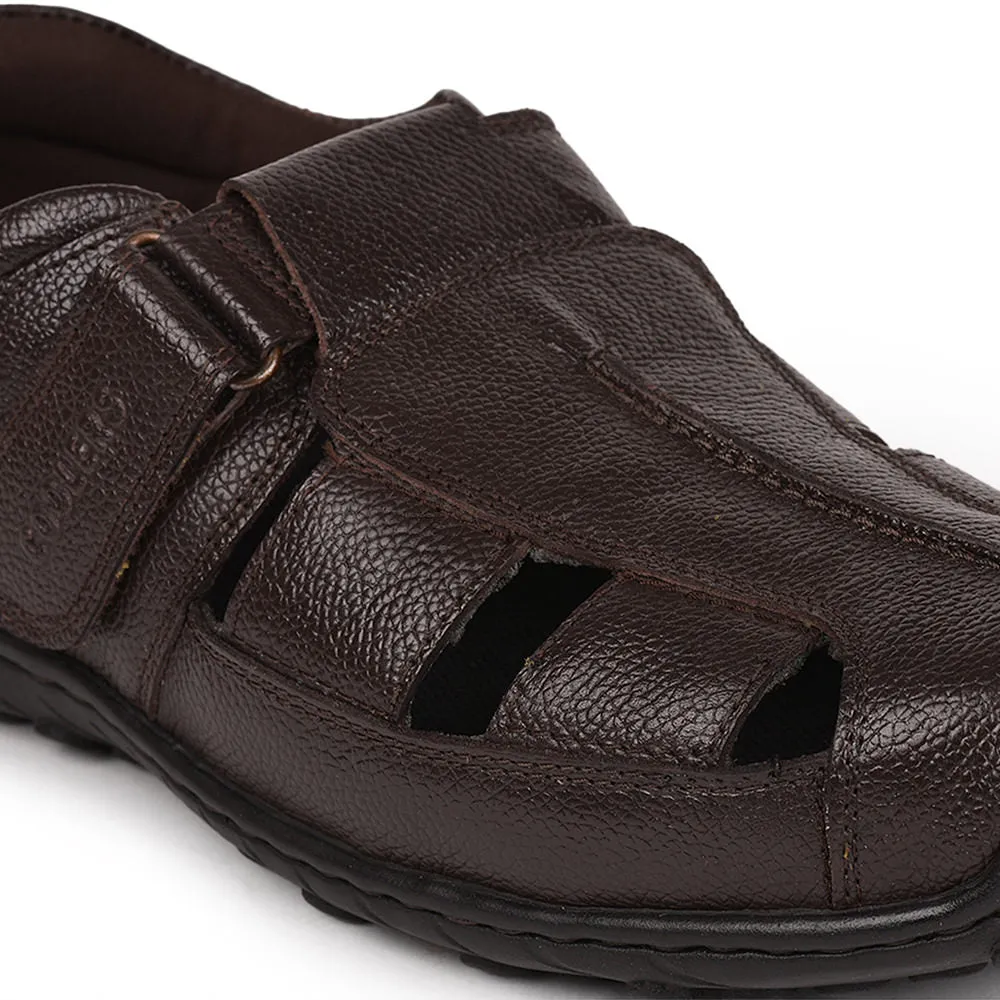 Coolers Formal (Brown) Sandals For Men LPM-429 By Liberty