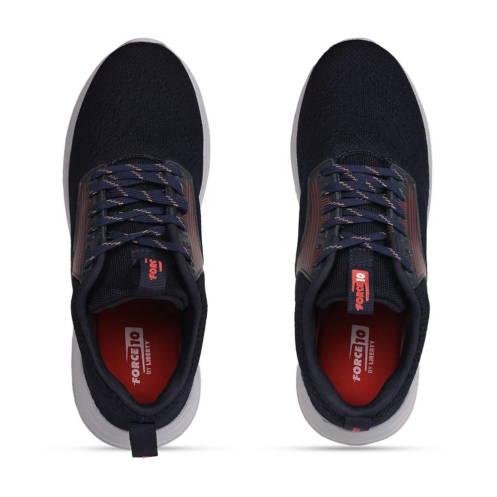 Force 10 By Liberty Men Sports Navy Blue Running Shoes