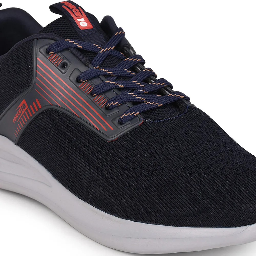 Force 10 By Liberty Men Sports Navy Blue Running Shoes