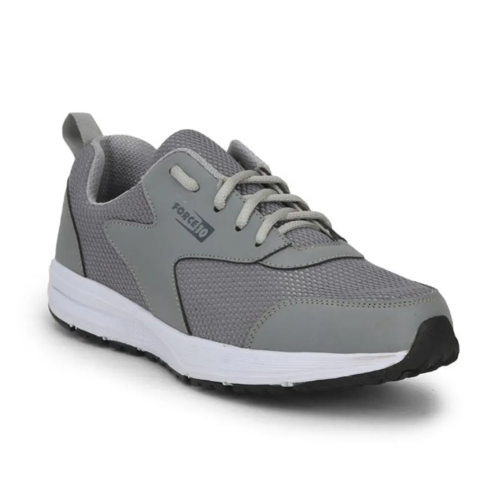 Force 10 Sports Lacing Shoes For Men (Grey) SPRINT By Liberty