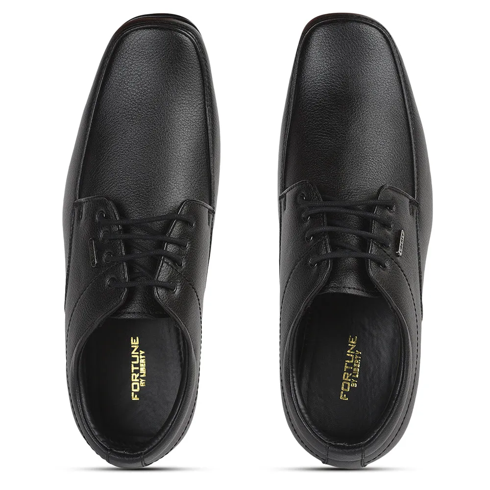 Fortune (Black) Formal Lace Up Shoes For Men Uvl-33 By Liberty