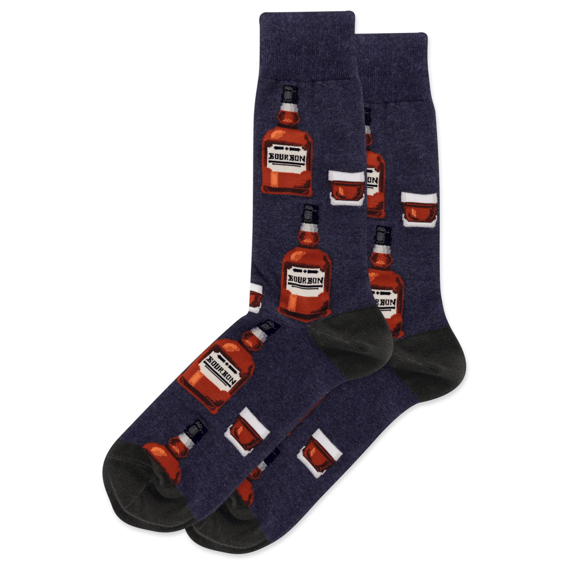 HOTSOX Men's Bourbon Crew Socks