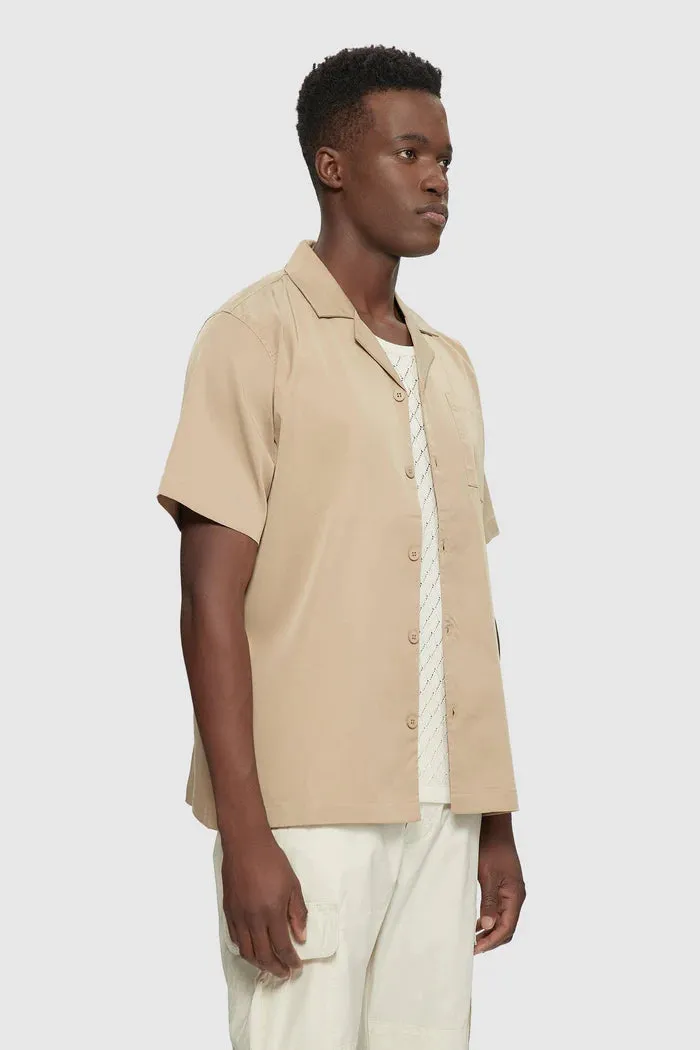 KUWALLA TENCEL YACHT SHIRT TAN