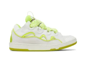 Lanvin Curb Sneakers 'White Fluo Yellow', white