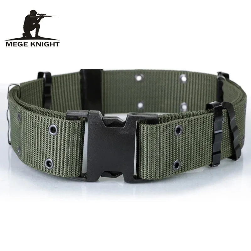 Military Field Tactical Accessories Tactical for military uniforms Belt Military Equipment Strengthening Black Canvas