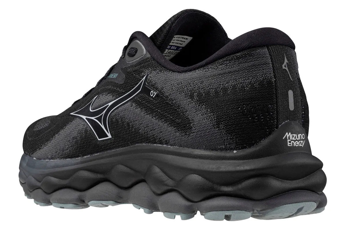 Mizuno Wave Sky 7 2E Black/Nickel/Ebony Mens