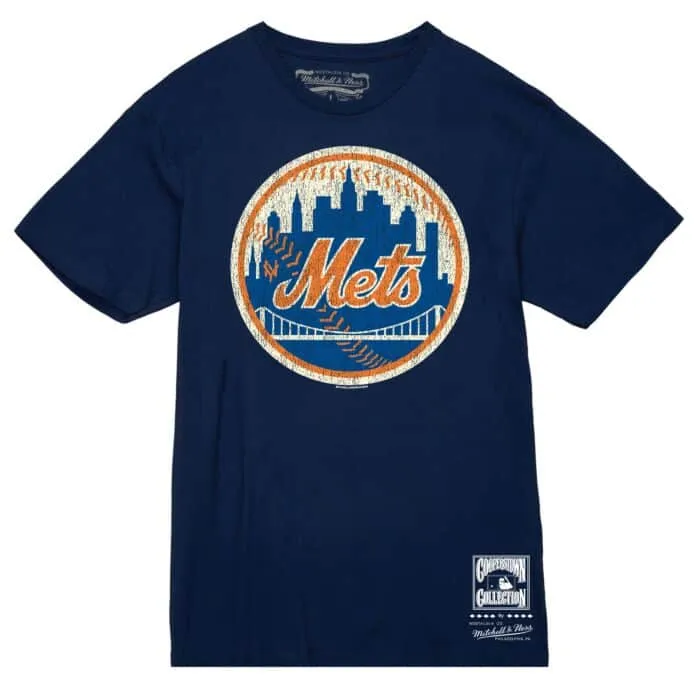 MLB UNDER THE LIGHTS TEE METS NAVY