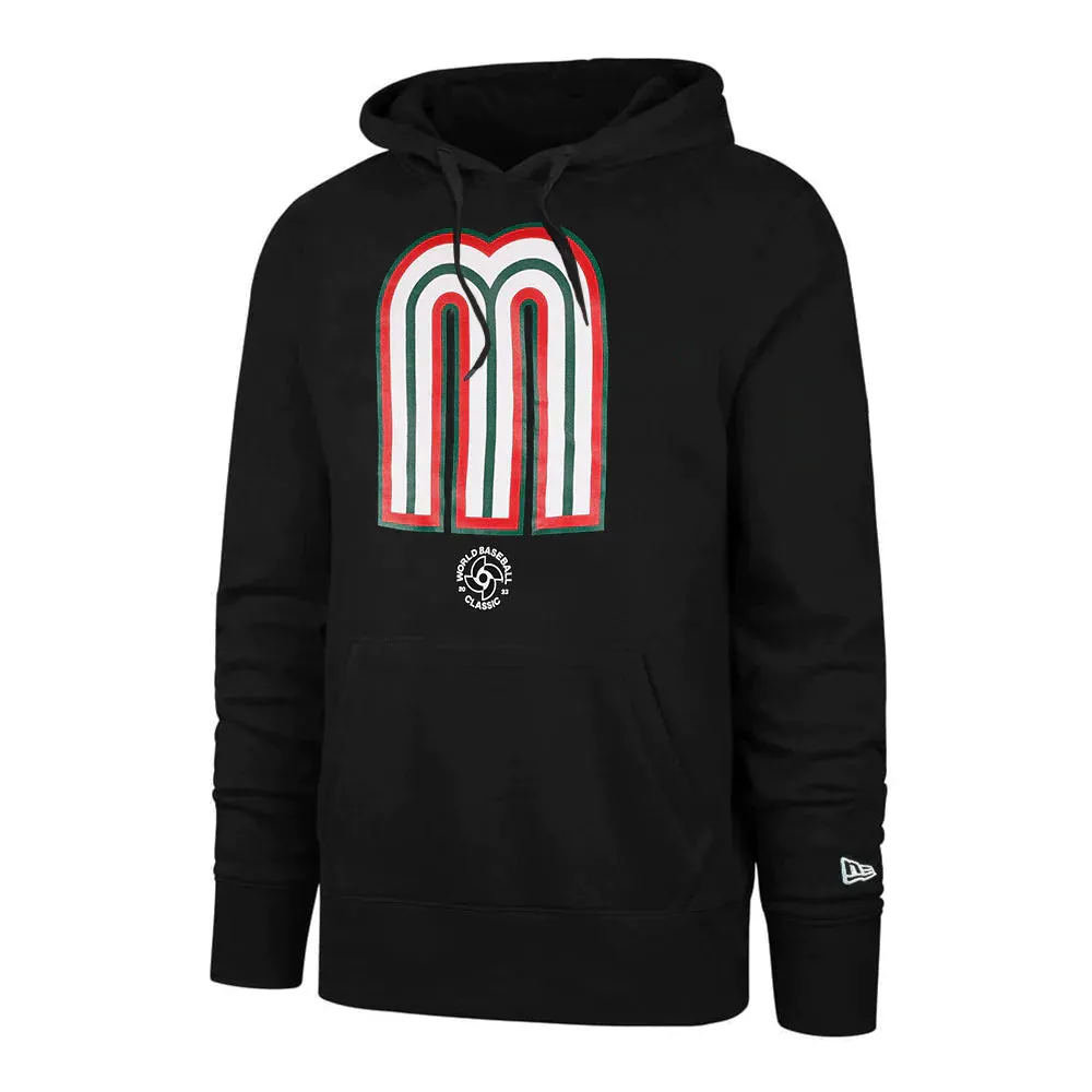 NEW ERA HOODIE MEXICO WORLD BASEBALL CLASSIC  BLACK