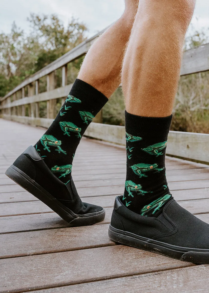 Night Frogs Men's Socks