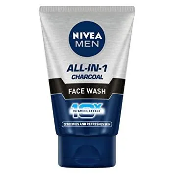 Nivea Men All-In-1 Charcoal Facewash