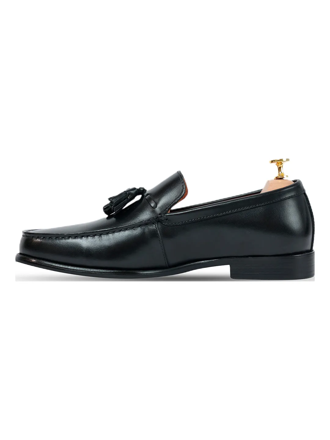 Stalwart Black Tassel Slip On