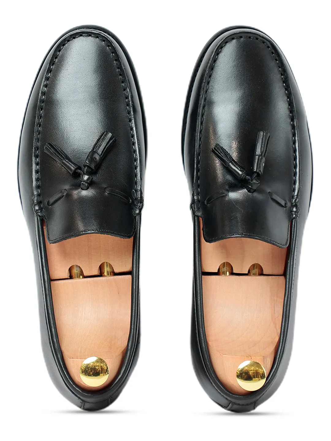 Stalwart Black Tassel Slip On